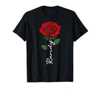 Randy Fleur Rouge Prénom Art pour Hommes Enfants Garçons T-Shirt