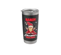 Randy Makes Christmas Magic s'appelle Randy Gnome Gobelet isotherme en acier inoxydable double paroi