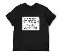 Randy Newman Dark Matter Vinyl CD Cover Men T-Shirt Black Unisex Tops Casual Tee L