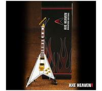 Randy Rhoads - Randy Rhoads Signature White V Mini Guitar Replica Collectible []