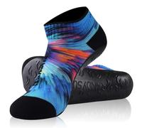 RANDY SUN Chaussures de plage pour homme et femme - Séchage rapide - Avec semelle en TPE - Pour la plage, le volley, le surf, Tube court bleu, Large
