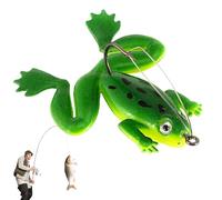 Rane Bir Lure de Grenouille artificielle Soft Float 5,5 cm 5 g avec crochet intégré, mouvement réaliste pour le bord et l'eau douce