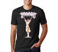 Ranea Men's Xanadu Kira Olivia Newton John Purple Glow Print T-Shirt Black Unisex Shirt XL