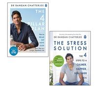 Rangan Chatterjee 2 Books Collection Set (The Four Pillar Plan, The Stress Solution)