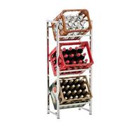 Range bouteilles Lennert - Taille M - Couleur Chrome