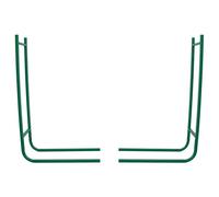 Ribimex Range-bûches PRIRB095 en 2 éléments modulable métal Vert