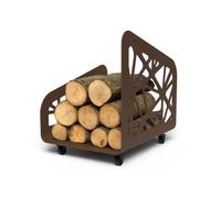 Range-bûches d'intérieur - 50cm - design mars sablé