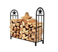 Range-bûches Extensible,Porte-bûches Métal Pour Intérieur Et Extérieur | Range-bûches Robuste Extensible, Stockage Sécurisé Du Bois De Chauffage Pour Cheminée