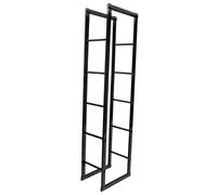 Range bûches intérieur 172 x 45 x 30cm | Bois, grande capacité, durable, usage intérieur et garage, design élégant et robuste, taille 172 x 45 x 30 cm