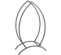 Range-Bûches Métal "Flamme" 80cm Noir Noir G