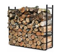 Range-bûches - XXL Extensible - Grande hauteur 1,5 m - Grosse capacité - Acier revêtement époxy