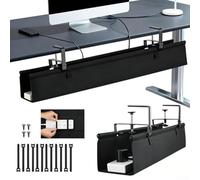 Range Câbles pour sous Bureau Perçage Nylon Métal 30cm Range(70)