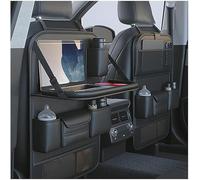 Range-Car Familial pour Kia Carens/Rondo 2013-2022 - Lot de 2 Protège-Sièges Cuir avec Plateau Escamotable, Support Tablette et Tapis Anti-Salissure