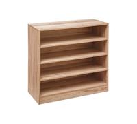 5Five Range Chaussures 4 Cases Bois Naturel