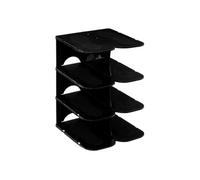 - Range-Chaussures Empilable "4 Paires" 37cm Noir