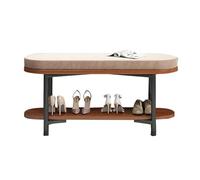 Range-chaussures industriel avec siège basculant, tabouret robuste pour couloir, entrée, capacité de 100 kg, design élégant 60/80/100 cm x 30 cm x 42 cm