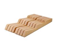 Range-couteaux hêtre 15 pièces pour tiroir 7,5 cm (h)