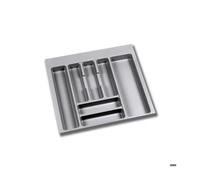 Range-couverts - recoupable - plastique gris - 536x482 mm EMUCA