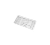 Emuca Range-couvert pour tiroir Concept-Vertex plastique blanc 1000 mm