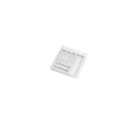 Range-couvert Optima Vertex/Concept 500mm (Panneau 16mm), Module 500 mm, Plastique blanc
