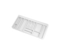 Range-couvert pour tiroir Concept-Vertex - plastique - blanc - 1000 mm EMUCA