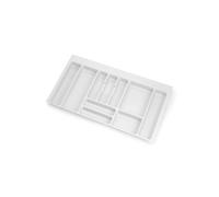 Range-couvert pour tiroir Concept-Vertex - plastique - blanc - 900 mm EMUCA