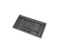 Range-couvert pour tiroir Concept-Vertex - plastique - gris - 900 mm EMUCA