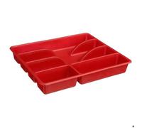 Range-couverts 4 compartiments - 5 five simply smart - Rouge