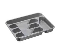 Range Couverts 5 compartiments Blanc ou Argent - Argent