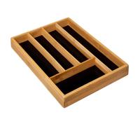 Range-Couverts ""Blackbamboo"" 34cm Naturel & Noir