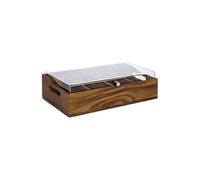 Range Couverts Bois avec Couvercle 510x280 mm