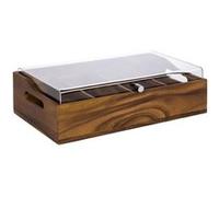 Range Couverts Bois avec Couvercle 510x280 mm APS G