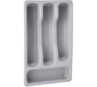 Range-couverts - Curver - 4 Compartiments - 33x20x6 cm - Gris - Polypropylène