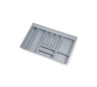 Range-couverts - Emuca - Optima Universal - 800 mm - Plastique gris - Grande capacité