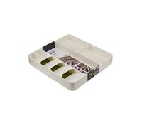 Joseph Joseph – Range-couverts pour tiroir Compact – Organisateur 38,5 x 39,5 x 5,5 cm – Blanc/Vert