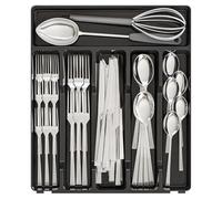 Range-Couverts Extensible et Réglable pour Tiroirs de Cuisine - Insert de Séparation en Plastique pour Accessoires