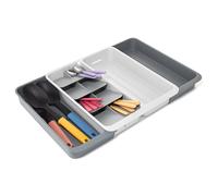Joseph Joseph DrawerStore Range Couverts, Plateau d'Ustensiles Extensible pour Tiroir, Organisateur Gain de Place, Plastique Recyclé