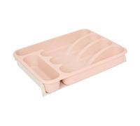 5five - range-couverts poly extensible 6 compartiments rose