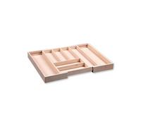 Range couverts extensibles en bambou - Beige - L 35/57 cm