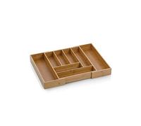 kela Range-couverts en bambou pour tiroirs 35-58 x 43 x 6,5 cm, extensible, insert à tiroirs avec 6 ou 8 compartiments, KALMA, organiseur de tiroirs pour la cuisine