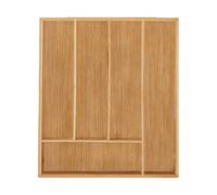 Range couverts organisateur de tiroir rangement pour ustensiles 5 compartiments