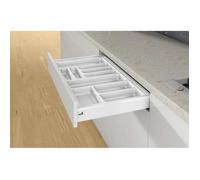 Range couverts orgatray 440 blanc - Pour caisson AvanTech You de largeur : 600 mm - Largeur maxi : 600 mm - Largeur mini : 501 mm -