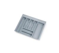 Range-couverts - recoupable - plastique gris - 536x482 mm EMUCA