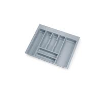Emuca Range-couvert Optima Universal 600 mm Plastique gris recoupable
