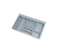 Range-couverts - recoupable - plastique gris - 736x482 mm EMUCA
