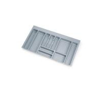 Range-couverts - recoupable - plastique gris - 836x482 mm EMUCA