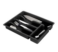 Range-couverts universel VILDE - Organisateur de tiroir - 36 x 25,5 x 6 cm - Noir