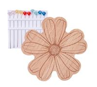 Range-crayons en bois pour travaux manuels, broderie, point de et