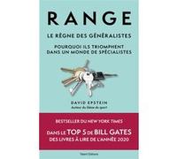 Range : Le règne des généralistes David Epstein (Auteur)