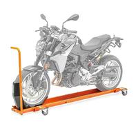 Range Moto avec Bloque Roue pour Moto Custom Iron ConStands Smart Mover Max. 450 kg Orange CB73990